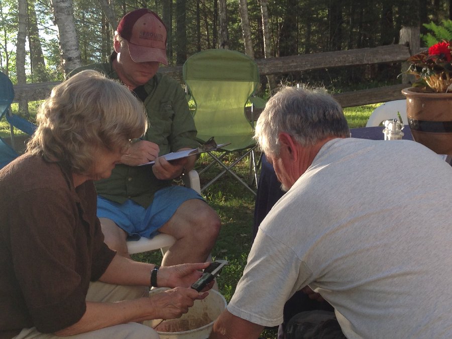 Measure & count of
          Green Crabs